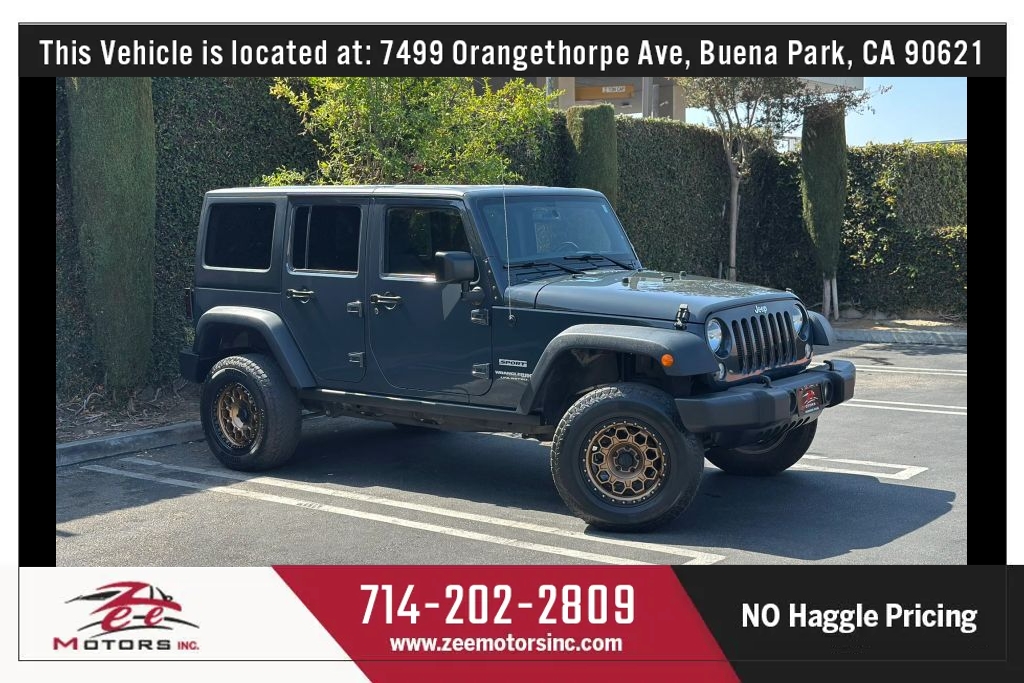 2018 Jeep Wrangler Unlimited Sport S (JK) Sport Utility 4D