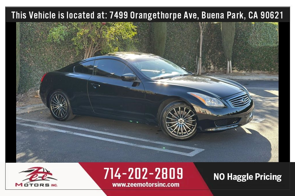 2009 INFINITI G G37 Journey Coupe 2D